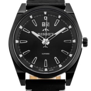 BISSET BSCF40 vyriškas laikrodis (zb095c) - SAUGUSIS STIKLAS