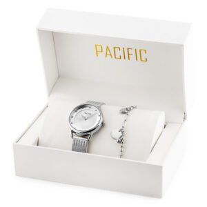 PACIFIC moteriškas laikrodis X6192-01 - dovanų rinkinys (zy723a)