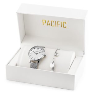 PACIFIC moteriškas laikrodis X6190-02 - dovanų rinkinys (zy724a)