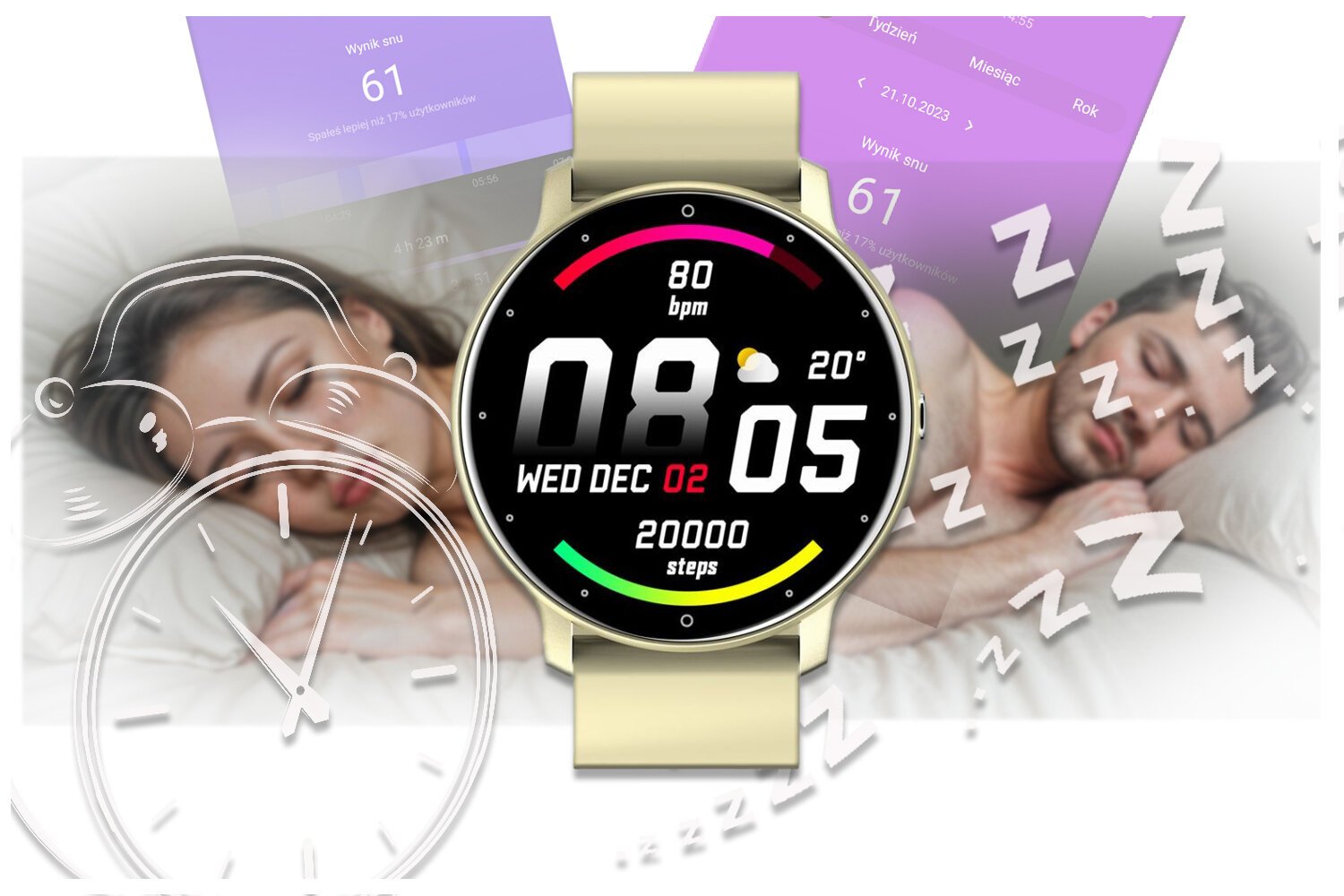 SMARTWATCH UNISEX GRAVITY GT1-6 - PULSOMETRAS, savasis ciferblatas (sg015f) - Image 8