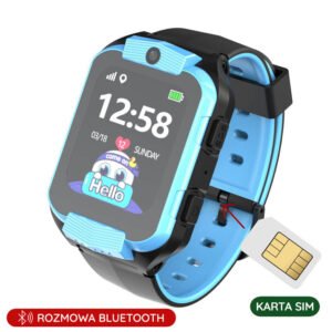 PACIFIC 32-2 KIDS SMARTWATCH - mėlyna / juoda (sy028b)