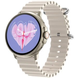 SMARTWATCH UNISEX Rubicon RNCF15 - BLUETOOTH skambutis, belaidis įkrovimas (sr057c)