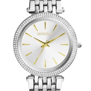MOTERIŠKAS LAIKRODIS DONOVAL laikrodis JUST LADY DL0031 + dėžutė (zdo500a)