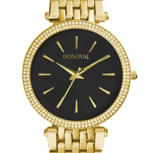 MOTERIŠKAS LAIKRODIS DONOVAL laikrodis JUST LADY DL0034 + dėžutė (zdo500d)