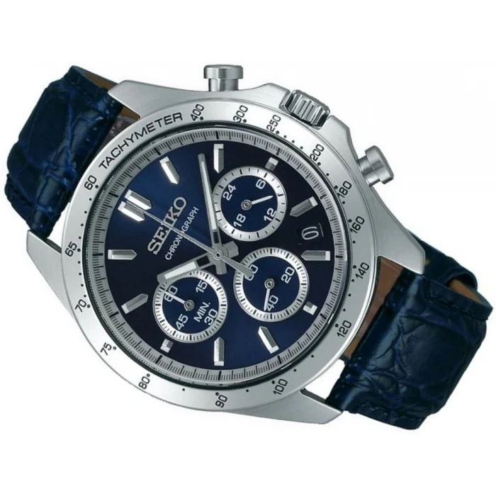 SEIKO CHRONOGRAFAS BLUE SPIRIT VYRIŠKAS LAIKRODIS SBTR019 + DĖŽUTĖ - Image 3