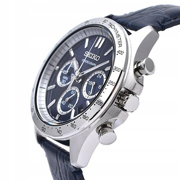 SEIKO CHRONOGRAFAS BLUE SPIRIT VYRIŠKAS LAIKRODIS SBTR019 + DĖŽUTĖ - Image 2
