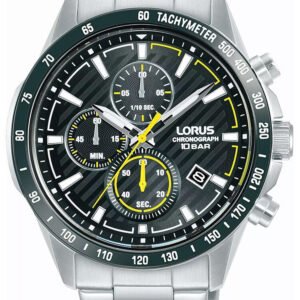Vyriškas laikrodis Lorus Chronograph 45 mm RM397HX9 + dėžutė